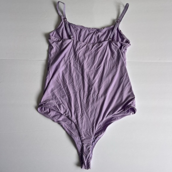 Aerie Smoothez lavender / light purple spaghetti strap bodysuit - Picture 2 of 4